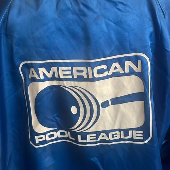 Vintage WestArk jacket Royal Blue White American Pool League bomber coat Sz 2XL - Picture 16 of 16